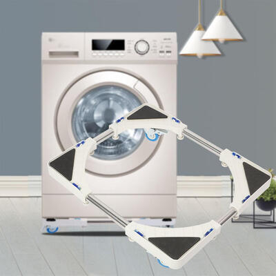 

Greensen 4 Brake Wheels Adjustable Washing Machine Base Stand Refrigerator Bracket Holder