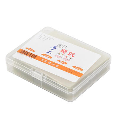 

Greensen 500Pcs Nougat Paper Edible Rice Wafer Paper Handmade Candy Wrapping Sheets Edible Rice Paper Candy Paper