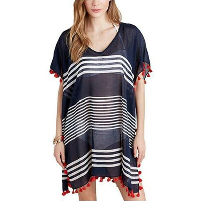 

Ladies Swimwear Lace Chiffon Bikini Cover Up Beachwear Kaftan Summer Shirtdress