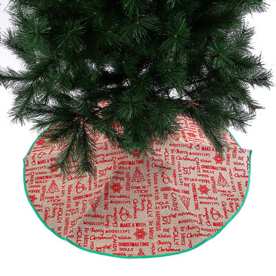 

Gobestart Diameter 90cm Red Christmas Tree Skirt Christmas Tree Decorations