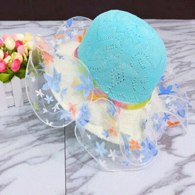

SUNSIOM Baby Wide Brim Sun Hat Lace Kids Bucket Cap Summer Beach Girls Travel Outdoor