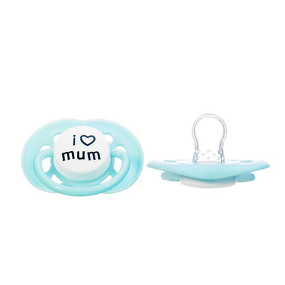 

Buy One Get One Free Wholesale Organic Custom Logo Kids Infant Newborn Round Baby Dummy SootherSoft Silicone Baby Pacifier