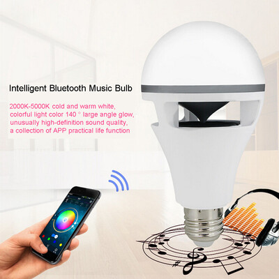 

〖Follure〗LED RGB Color Bulb Light E27 Bluetooth Control Intelligent Music Audio Lamps