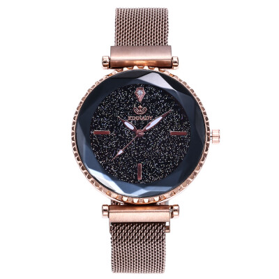 

Best selling womens mesh belt watch fashion magnetic buckle quartz watch female models explosion models