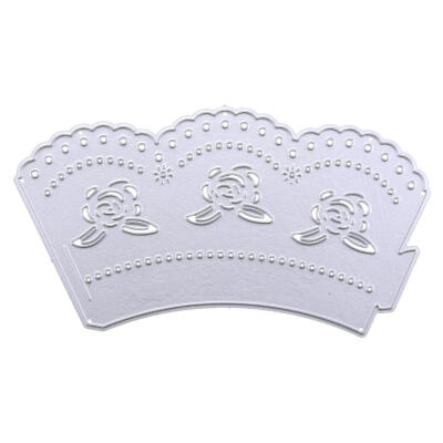 

Flower Cake Fence Cutting Dies Stencils Scrapbook Embossing DIY Craft Card