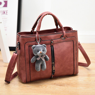 

2018 New Handbags Fashion Shoulder Bag Elegant Atmosphere Handbag Large Capacity Woman Messenger Bag Free Shipping