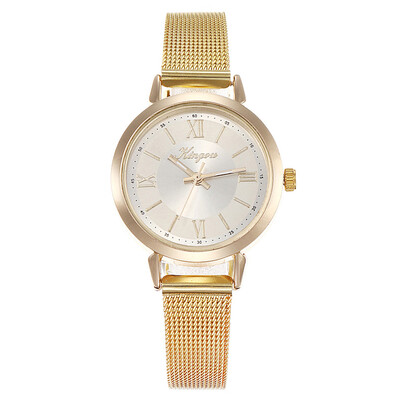 

RM Simple Business Womens Fashion Unobtrusive Personality Net Belt Alloy Watch