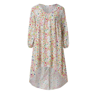 

Starmoon Womens Casual Loose Long Sleeve Printed Long T Shirt Tops Blouse
