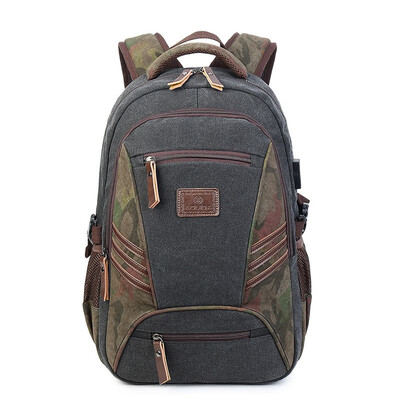 

NeillieN large capacity backpack mens backpack outdoor travel sports bag canvas shoulder bag male