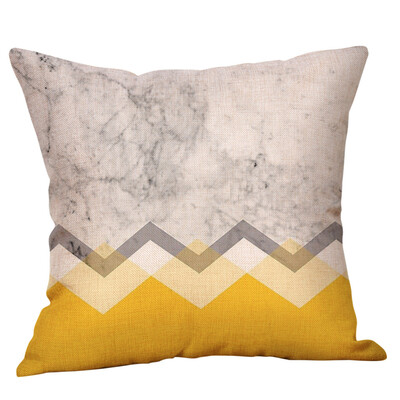 

〖Follure〗Mustard Pillow Case Yellow Geometric Fall Autumn Cushion Cover Decorative