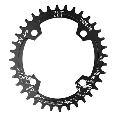 

Bike Narrow Wide Chainring Crankset Single Chain Ring Bike Round Oval Chainrings BCD 104MM 32T 34T 36T 38T