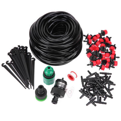 

25m DIY Micro Drip Irrigation System Self Watering Garden Hose Kits