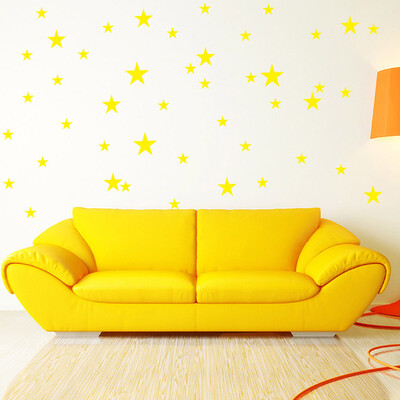 

Gobestart Personalized Star Wall Stickers Living Room Nursery Bedroom Decor BK