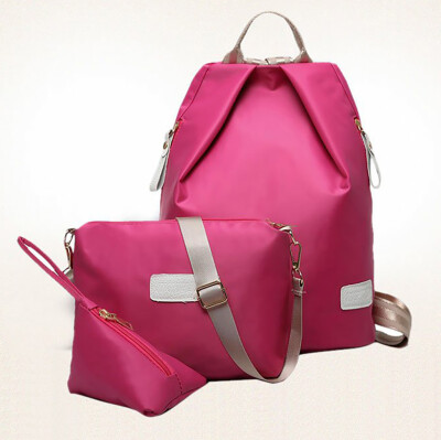 

Tailored Fashion Women New Shoulder Bag Casual Travel College Student Bag Handbag 3PCs