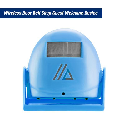 

Wireless Door Bell Shop Guest Welcome Device Infrared Motion Sensor Home Anti-theft AlarmBlue