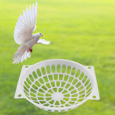 

Greensen 10pcs Plastic Pigeon Breeding Eggs Nest Birds Hatch Tool Basin Birds Supplies