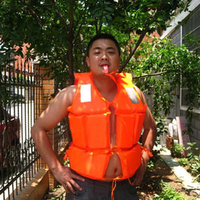 

Professional Adult Working Life Jacket Foam Vest Survival Suit with Whistle Outdoor Swimwear Water Sport Swimming Drifting Fishing