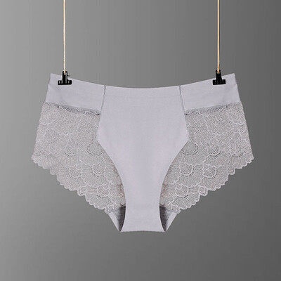

Panties For Women Sexy Lace Breathable Underwear Mid Rise Briefs Plus Size