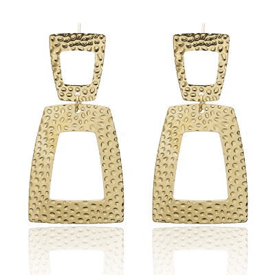 

Gold Metal Drop Dangle Earrings For Women Geometric Wedding Party Vintage Earring Bohemian Bijoux