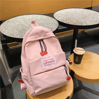 

Ins bag girl Korean version of high school students campus simple Bai-Sen department old sense of young girl light shoulder bag