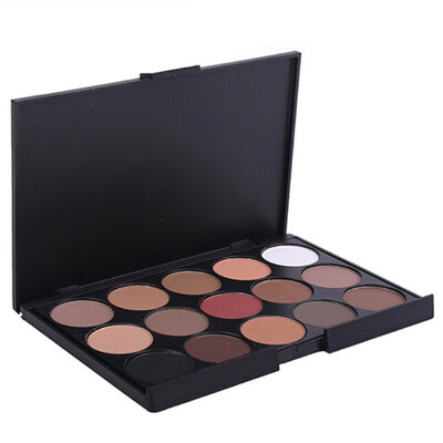 

Pro 15 Colors Eyeshadow Makeup Warm Nude Shimmers Eyeshadow Palette Cosmetic