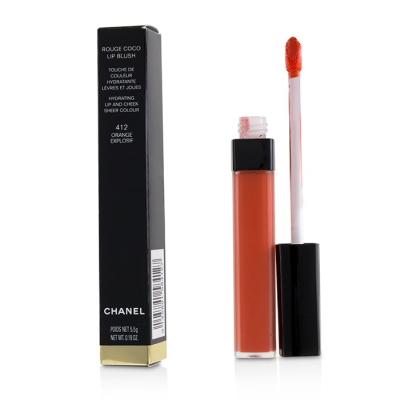 

CHANEL - Rouge Coco Lip Blush Hydrating Lip And Cheek Colour - 412 Orange Explosif 55g019oz