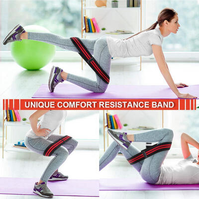 

Greensen Resistance Hip Band for Legs&Butt Exercise Fitness Loop Band with Anti-Slip Strips for Str