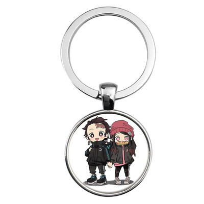 

Anime Demon Slayer Key Chain Acrylic Pendant Anime Accessories Cartoon Cosplay Anime Gifts