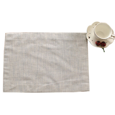 

Gobestart Simple Cotton Pure Table Mat Sheets Pad Heat Insulation Table Mat