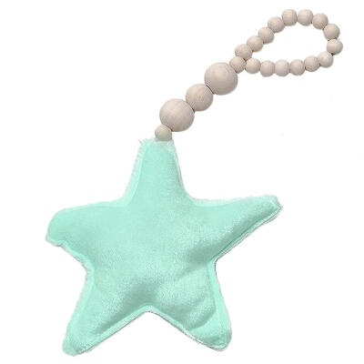 

Nordic Star Wood Beads Ornament Home Wall Decor Pendant Photography Props