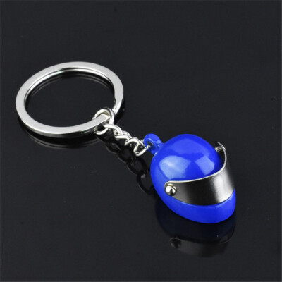 

〖Follure〗1pcs Creative Motorcycle Bicycle Helmet Key Chain Ring Keychain Keyring Key Fob