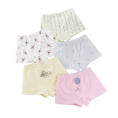 

Girls combed cotton 5 loaded boxer briefs JF846C