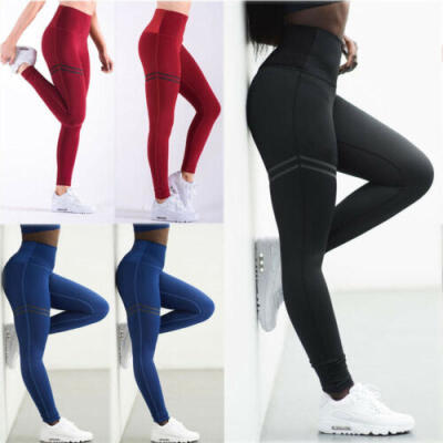 

Womens Fitness Yoga Leggings Running Gym Sport High Waist Jogging Pants Trousers