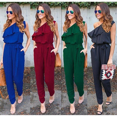 

Summer Women Ladies Clubwear Playsuit Bodycon Party Jumpsuit Romper Trousers New