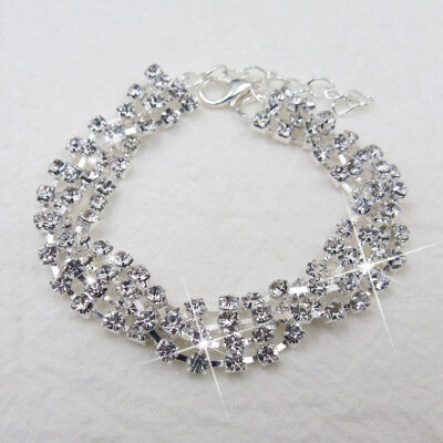 

Women Products Crystal Elegant Rhinestone Gift Bracelet Rhinestone