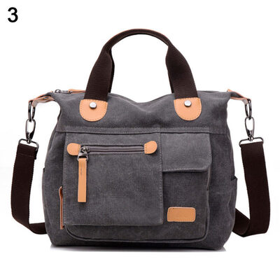 

Leisure Canvas Large Capacity Women Handbag Adjustable Messenger Shoulder Bag