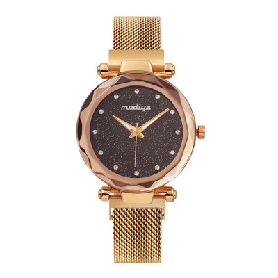 

Luxury Diamond Women Watches Fashion Rose Gold Ladies Starry Sky Magnet Watch Waterproof Female Wristwatch relogio feminino Gift
