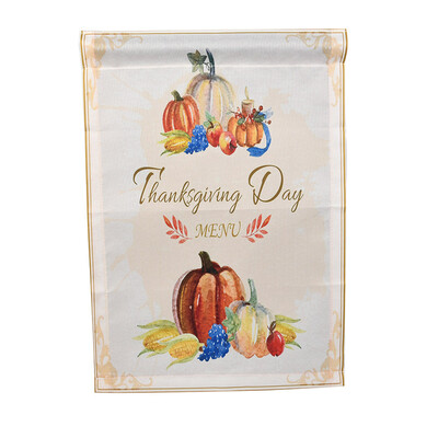 

Tailored Happy Thanksgiving Garden Flags House Decor Mini Yard Banner 12 x 18