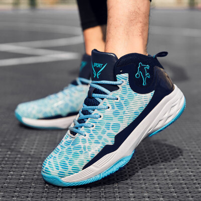 

Basketball fashion basketball shoes shock-absorbing boots high-top non-slip wear-resistant sports shoes