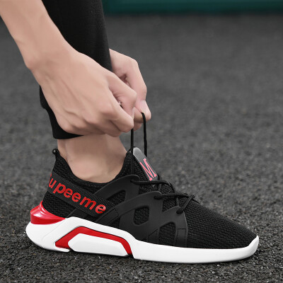 

Net red with the quick hand red man spirit guy social sports leisure running small white tide shoes Korean version of the trend of mens shoes