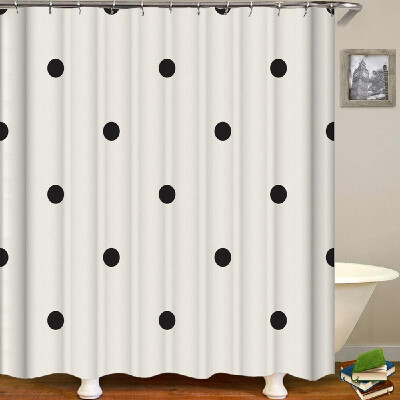 

Shower Curtain Fresh Style Blackout Curtains Waterproof Mildew-proof Bathroom Curtain 71"x71