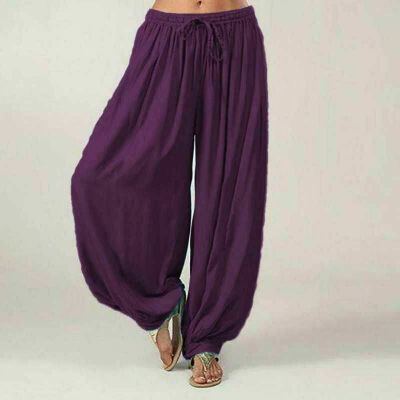 

HAREM TROUSERS Ali Baba Pants Aladdin Afghan Genie Hippy Yoga Jumpsuit Cotton