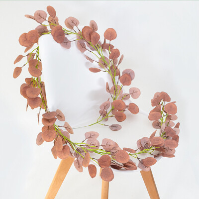 

Gobestart Simulation Plant Eucalyptus Round Leaf Eucalyptus Leaves Wedding Decoration