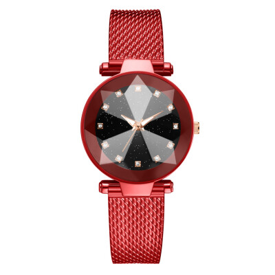 

Star Watch Womens Watch New Diamond Studded Silicone Quartz Watch