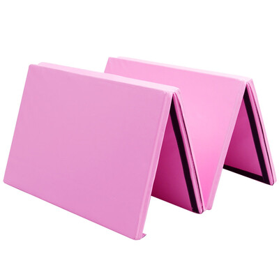 

4 x 8 x 2" Gymnastics Mat Thick Folding Panel Aerobics Exercise Mat-Pink