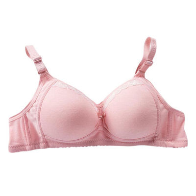 

Push UP Wire free Cute Bra Gather Adjustable Underwear For Women Newest B Cup Solid Color Newest
