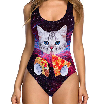 

Saidsome Women Sexy High Cut One Piece Swimsuit Funny Bathing Suit Monokini Swimwear