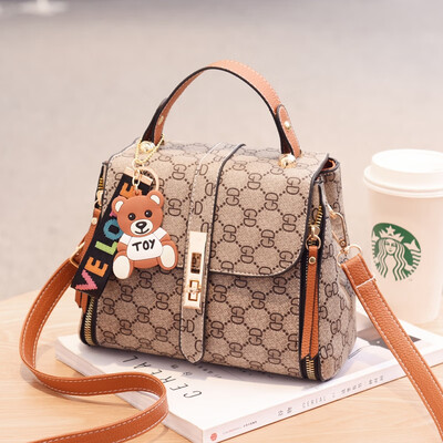 

On the new wave of womens handbags Korean version of simple Joker fashion 2018 ladies shoulder bag messenger bag
