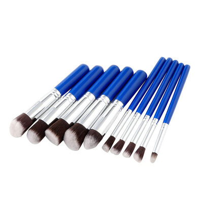 

10Pcs Makeup Brushes Foundation Powder Eyeshadow Eyeliner Lip Beauty Brush Set
