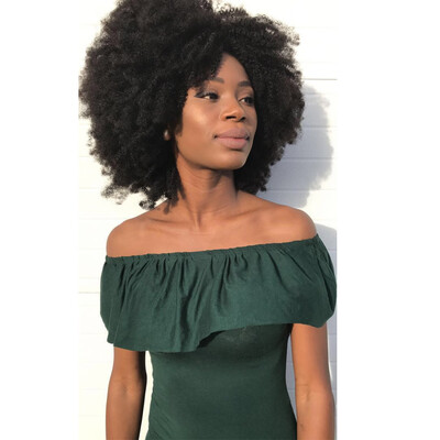 

Dolago 4B 4C Afro Kinky Curly Clip In Human Hair Extensions indian Hair 100 Human Hair Natural Black Clip Ins